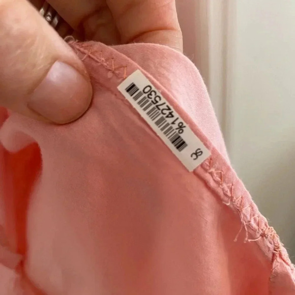 Calypso St. Barth Peach Pink Sequin Tunic - Picture 7 of 8